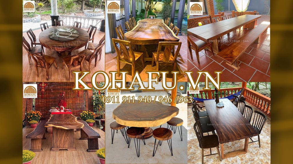 NỘI THẤT GỖ NGUYÊN TẤM KOHAFU tại Huyện Châu Thành, Bến Tre hình 3