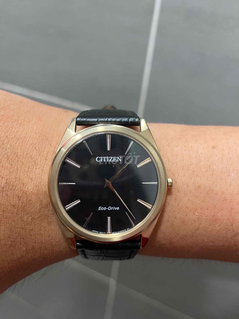 Đồng hồ Citizen Eco-Drive Dây da. Mua bán Đồng hồ tại Huyện Thanh Bình Đồng Tháp được đăng bởi the end hình 1