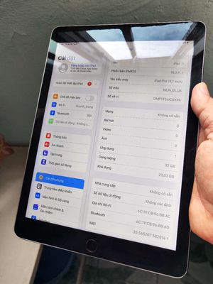 iPad pro 9.7 32gb 4G xám grey đẹp keng