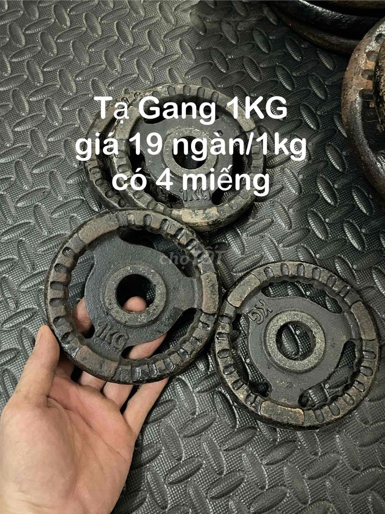 thanh lý tạ gang 18 ngàn/kg