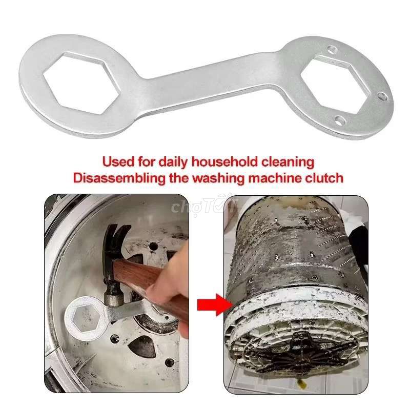 Cờ lê máy giặt Sắt mạ kẽm Bạc 36/38mm. Mua bán Thiết bị vệ sinh, nhà tắm tại Quận Bình Tân Tp Hồ Chí Minh được đăng bởi Nguyên Huy Nguyễn hình 1