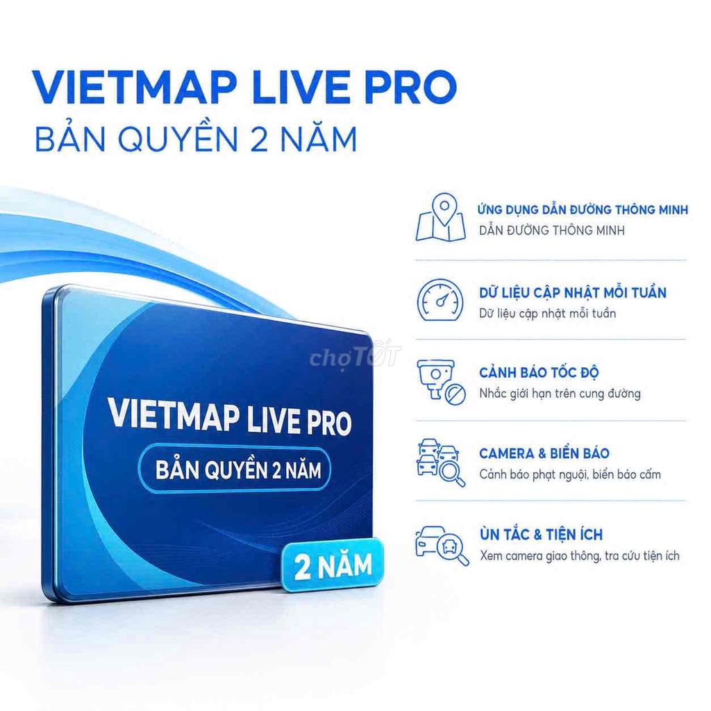Phần mềm dẫn đường Vietmap Live Pro 2 năm. Dịch vụ tại Quận Bình Thạnh Tp Hồ Chí Minh được đăng bởi Ngọc Trinh Toyota Tân Cảng hình 1
