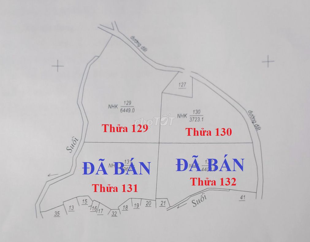 Bán 02 mảnh đất nhỏ xinh tại huyện M'Drak, tỉnh Daklak