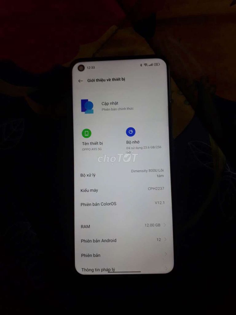 Oppo A95 5G 12GB/256GB Đa sắc. Mua bán Điện thoại tại Thành phố Châu Đốc An Giang được đăng bởi Hoang son Vo hình 1