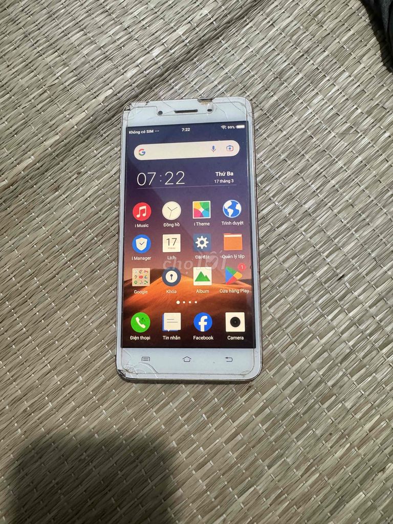 Vivo Y55 Hồng 2GB Kính nứt góc. Mua bán Điện thoại tại Thành phố Dĩ An Bình Dương được đăng bởi Chó Phú Quốc hình 1