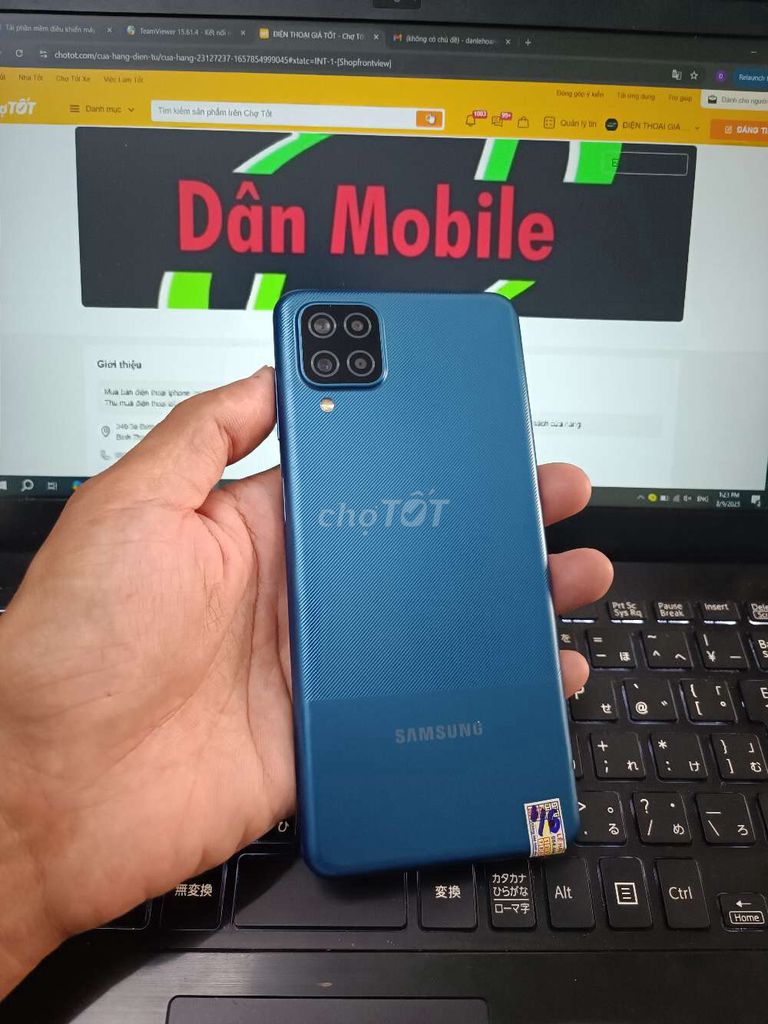 SAMSUNG A12 6GB.128GB PIN 5000 ZIN ĐẸP FULL CN. Mua bán Điện thoại tại Quận Bình Thạnh Tp Hồ Chí Minh được đăng bởi Dân Mobile hình 1