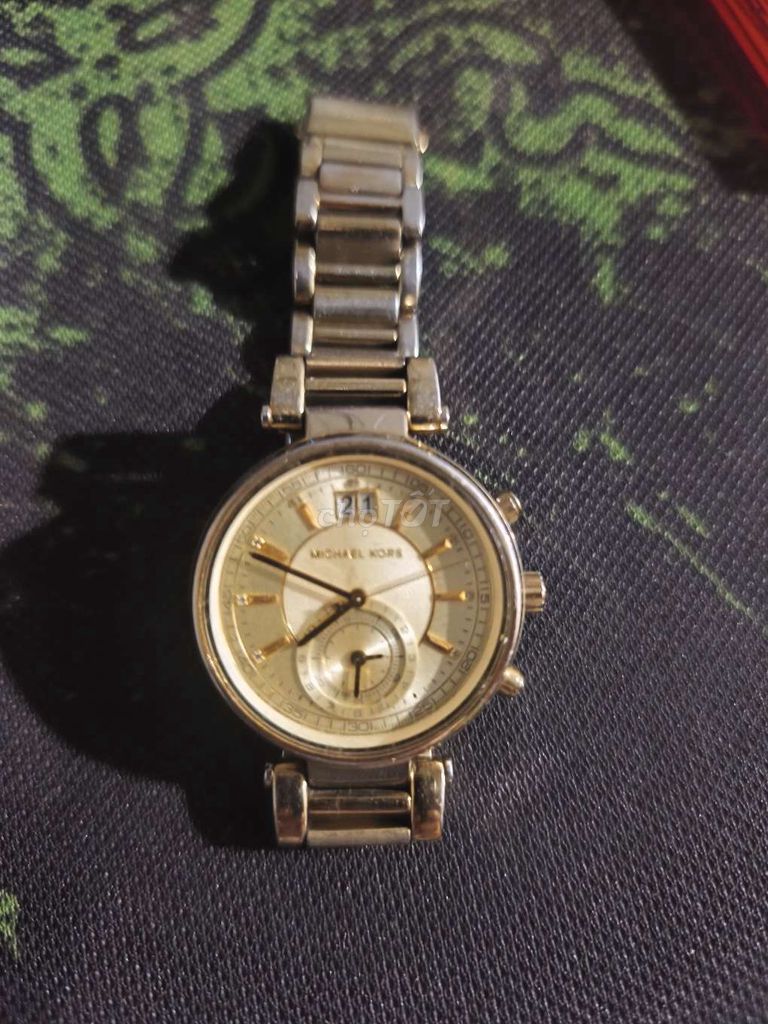 Michael Kors MK-6362 Nữ Vàng Thép Đã dùng. Mua bán Đồng hồ tại Huyện Khoái Châu Hưng Yên được đăng bởi Nguyễn Ngọc Giao hình 1