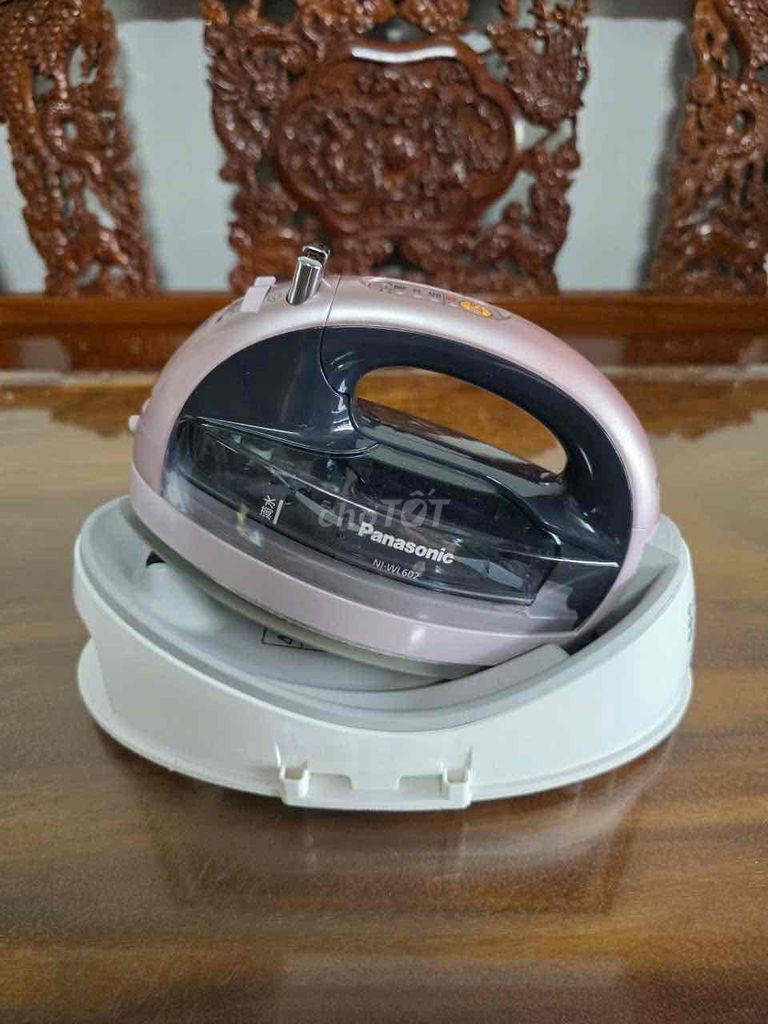 Bàn ủi hơi nước Panasonic Hồng không dây. Mua bán Nội thất, đồ gia dụng khác tại Thị xã Tân Châu An Giang được đăng bởi Tuyền chuyên hàng nhật hình 1