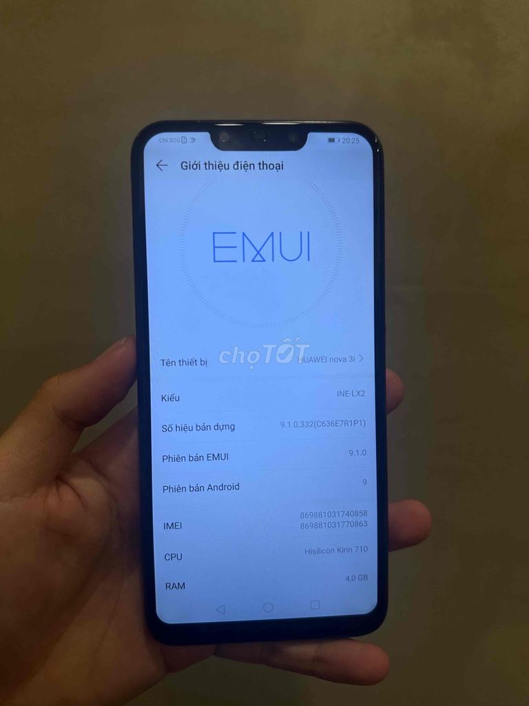 Huawei Nova 3i 128GB Đen. Mua bán Điện thoại tại Huyện Bình Chánh Tp Hồ Chí Minh được đăng bởi Hai Anh hình 1