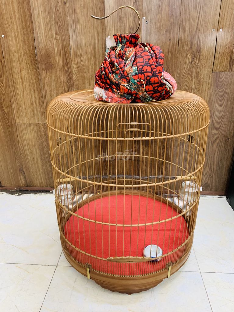 Lồng chim choè lửa tre già nan cật size 50cm kỹ. Mua bán Phụ kiện, Thức ăn, Dịch vụ tại Quận Tây Hồ Hà Nội được đăng bởi Thanh Xuân hình 1