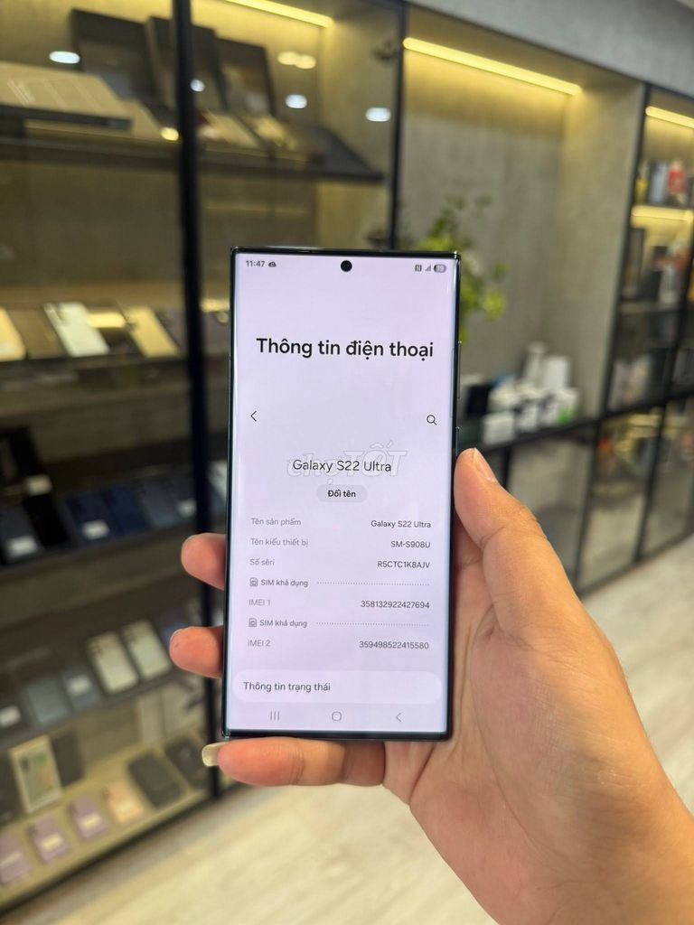 Samsung S22 Ultra 128GB Xanh Lá Mỹ Like New. Mua bán Điện thoại tại Quận 1 Tp Hồ Chí Minh được đăng bởi Hội Đồ Điện Tử hình 1