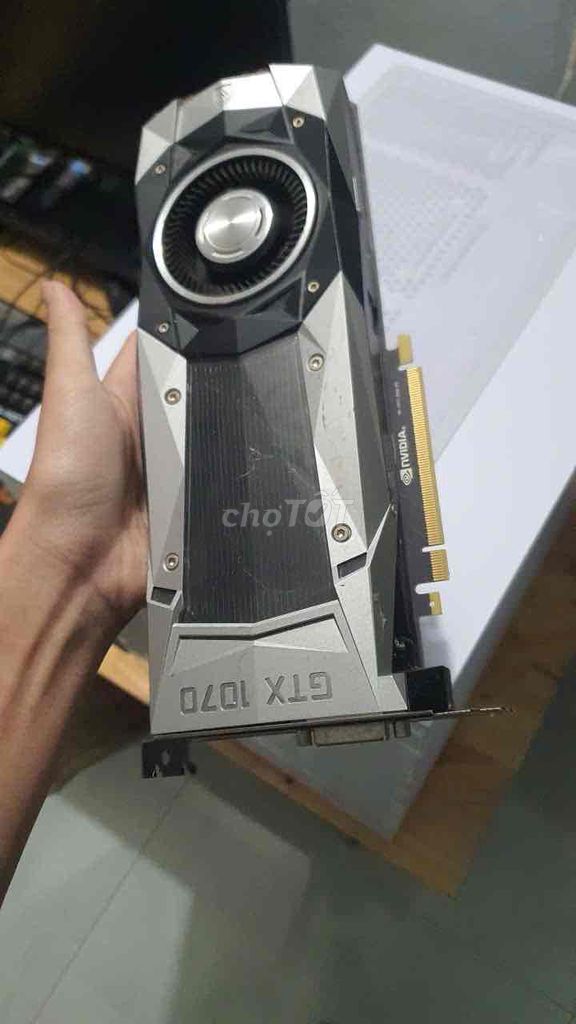 Card đồ họa NVIDIA GTX 1070 FE. Mua bán Linh kiện (RAM, Card...) tại Huyện Tư Nghĩa Quảng Ngãi được đăng bởi Phương Aorus hình 1