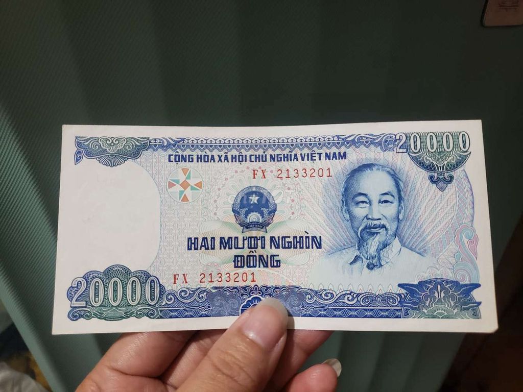 Tiền giấy 20000 đồng 1991 Xanh dương. Mua bán Đồ sưu tầm, đồ cổ tại Quận Bình Tân Tp Hồ Chí Minh được đăng bởi AnNhiênRẻĐẹpĐồ hình 1