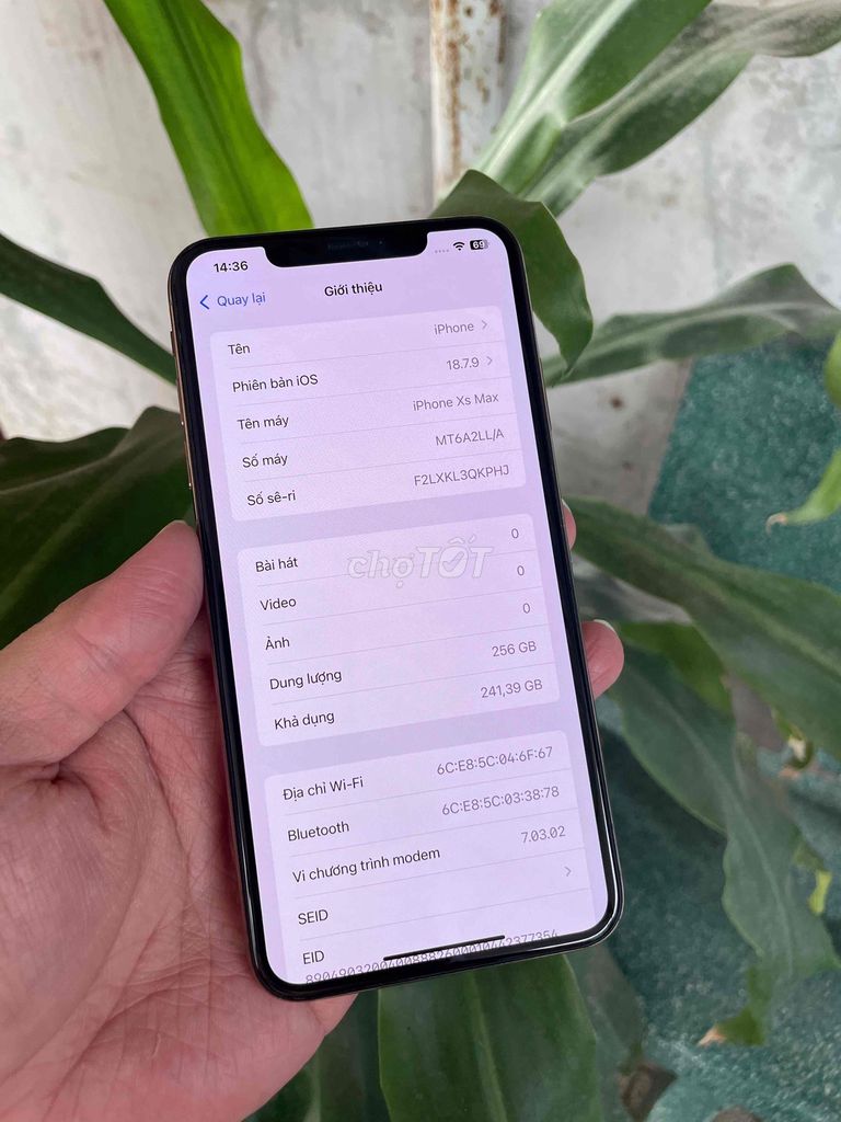 Apple iPhone Xs Max 256GB Vàng. Mua bán Điện thoại tại Thành phố Biên Hòa Đồng Nai được đăng bởi Thạch Lê hình 1