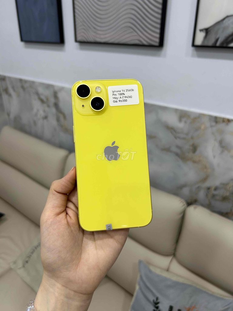 Apple iPhone 14 256GB Vàng KHA Pin new zin full. Mua bán Điện thoại tại Huyện Hóc Môn Tp Hồ Chí Minh được đăng bởi SIRI STORE HCM hình 1