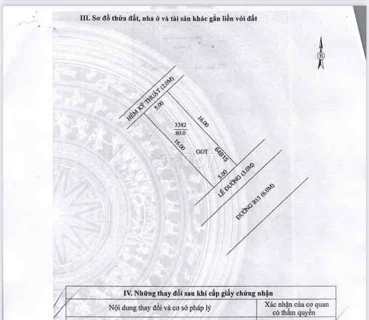 BÁN NỀN B15 - 80m2 - KDC TÂN PHÚ CÁI RĂNG