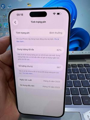 iPhone 15 Pro Max 256GB Tự nhiên 99%