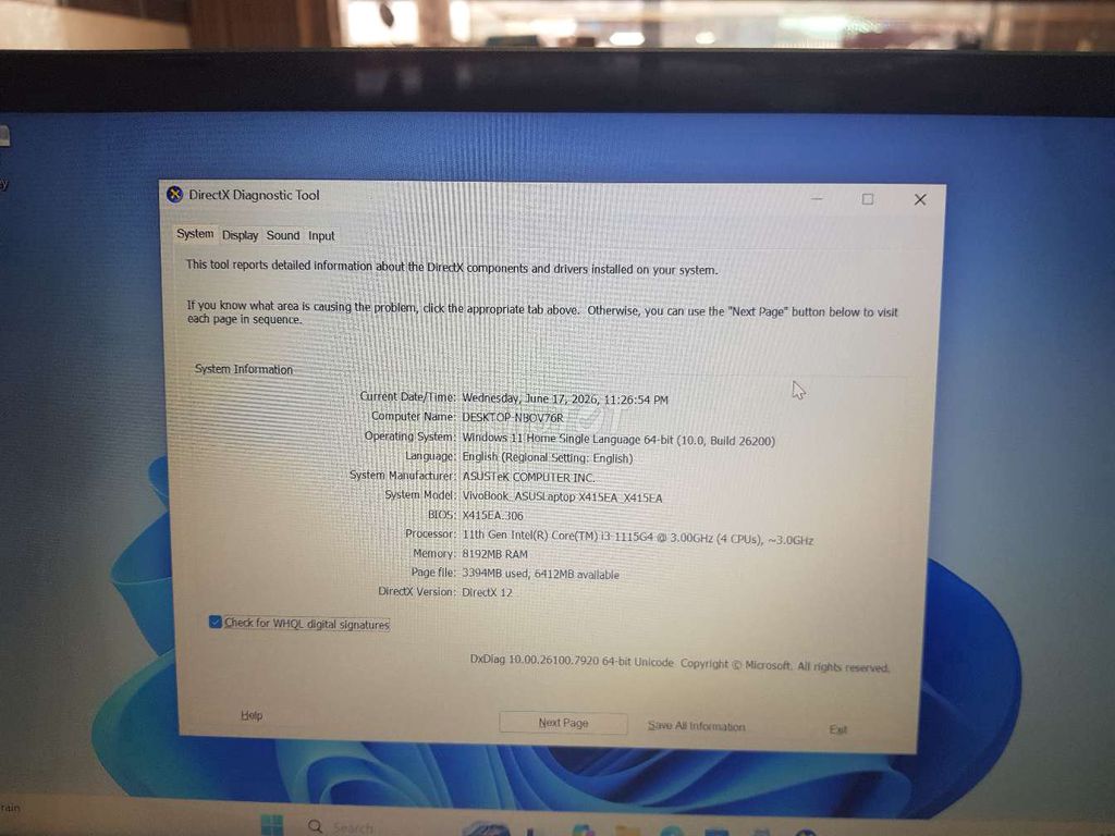 Bán lap top asus vivobook x415 i3th11/8/128g. Mua bán Laptop tại Quận Tân Phú Tp Hồ Chí Minh được đăng bởi Lơi hình 1