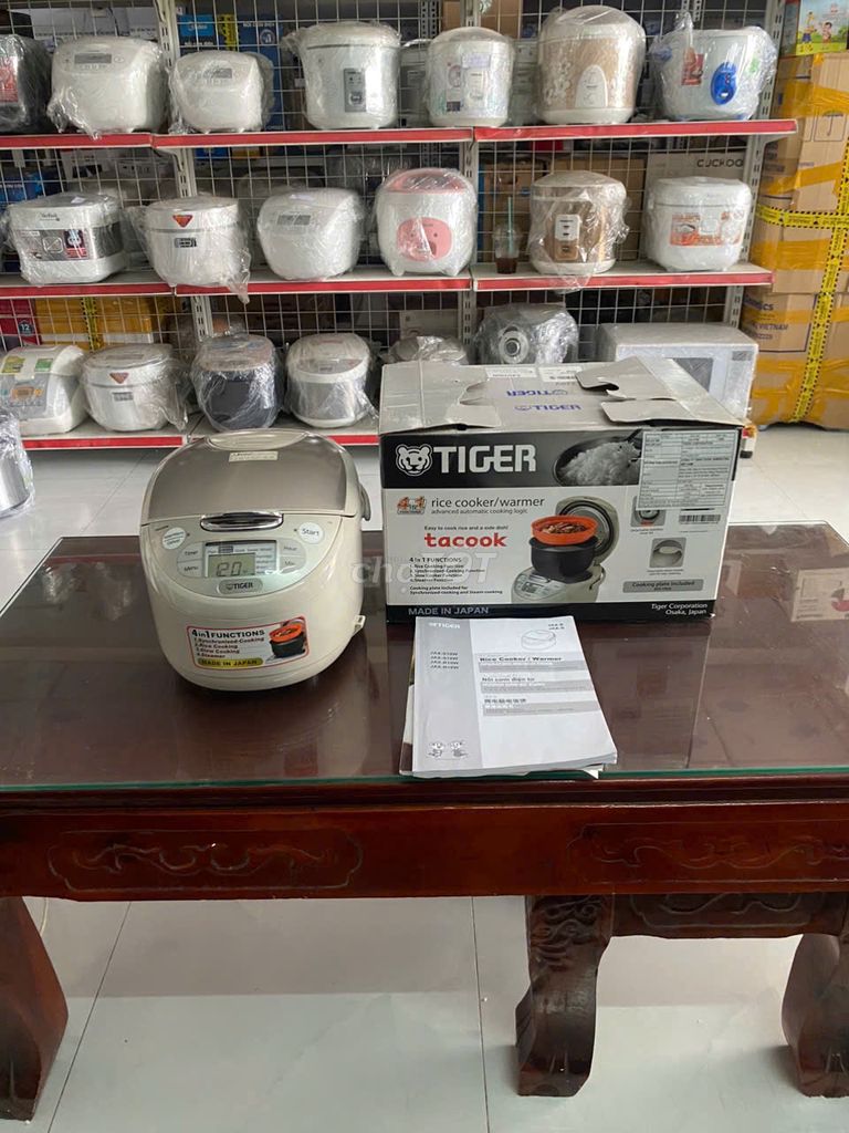 Nồi cơm điện tử Tiger 1 lít JAX-S10W Nhật Bản