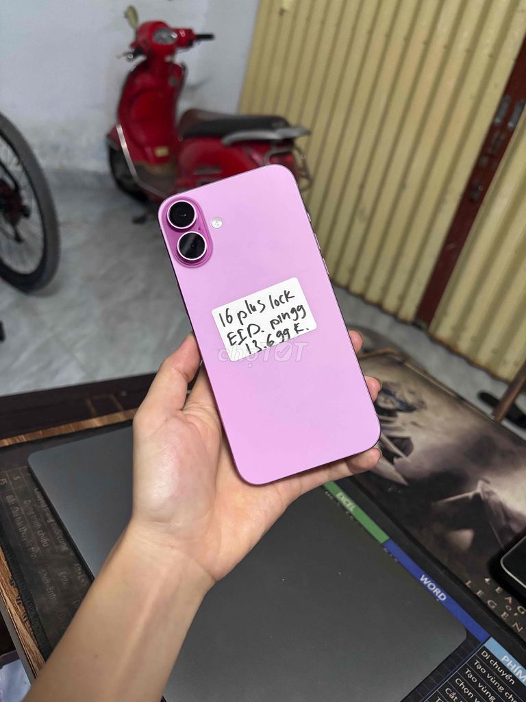Apple iPhone 16 Plus Tím Đã dùng. Mua bán Điện thoại tại Thành phố Buôn Ma Thuột Đắk Lắk được đăng bởi Quảng Phạm Mua Iphone Lock và QT  HCM hình 1