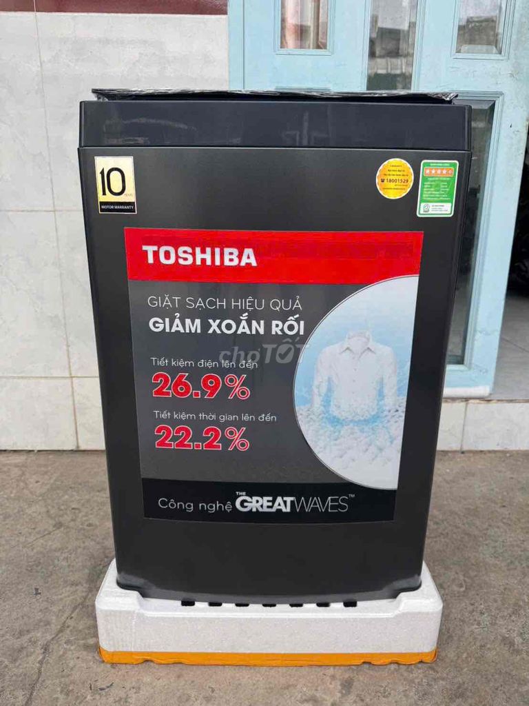 Máy giặt Toshiba 10kg AW-M1100PV(MK) Đen. Mua bán Máy giặt tại Quận Bình Thuỷ Cần Thơ được đăng bởi Quỳnh  hình 1