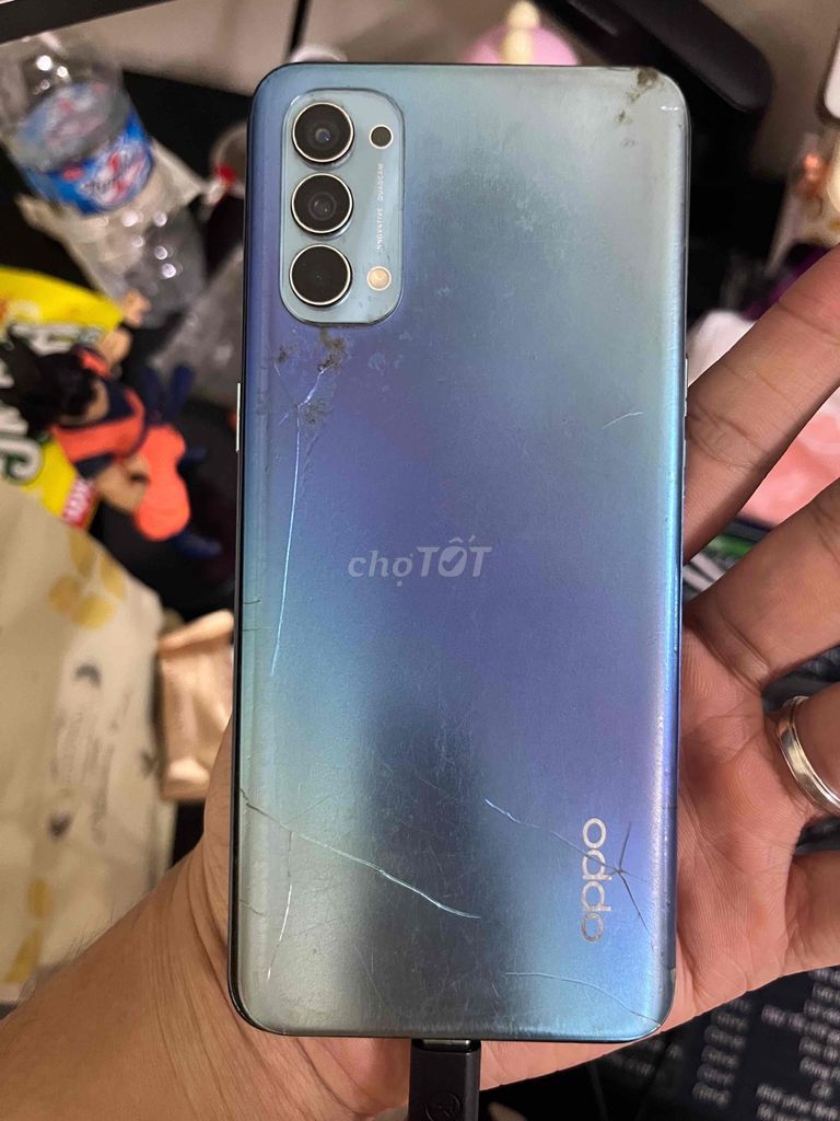 Oppo Reno 4 Xanh tím Hỏng. Mua bán Điện thoại tại Huyện Hoài Đức Hà Nội được đăng bởi Huy Ngô Văn hình 1