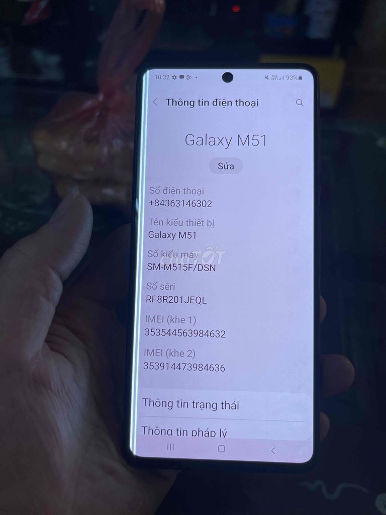 Samsung Galaxy M51 8GB/128GB Đen. Mua bán Điện thoại tại Quận Ba Đình Hà Nội được đăng bởi văn hoàng hình 1