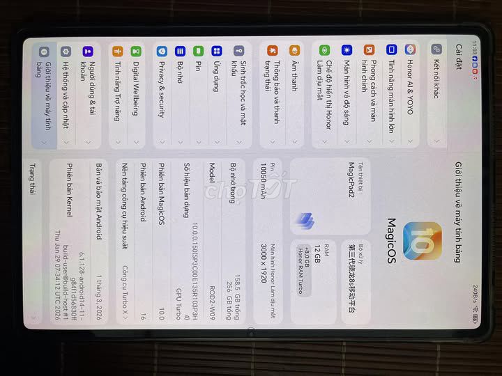 Honor MagicPad 2 12GB/256GB Đen. Mua bán Máy tính bảng tại Quận Ba Đình Hà Nội được đăng bởi Hội Đồ Điện Tử hình 1