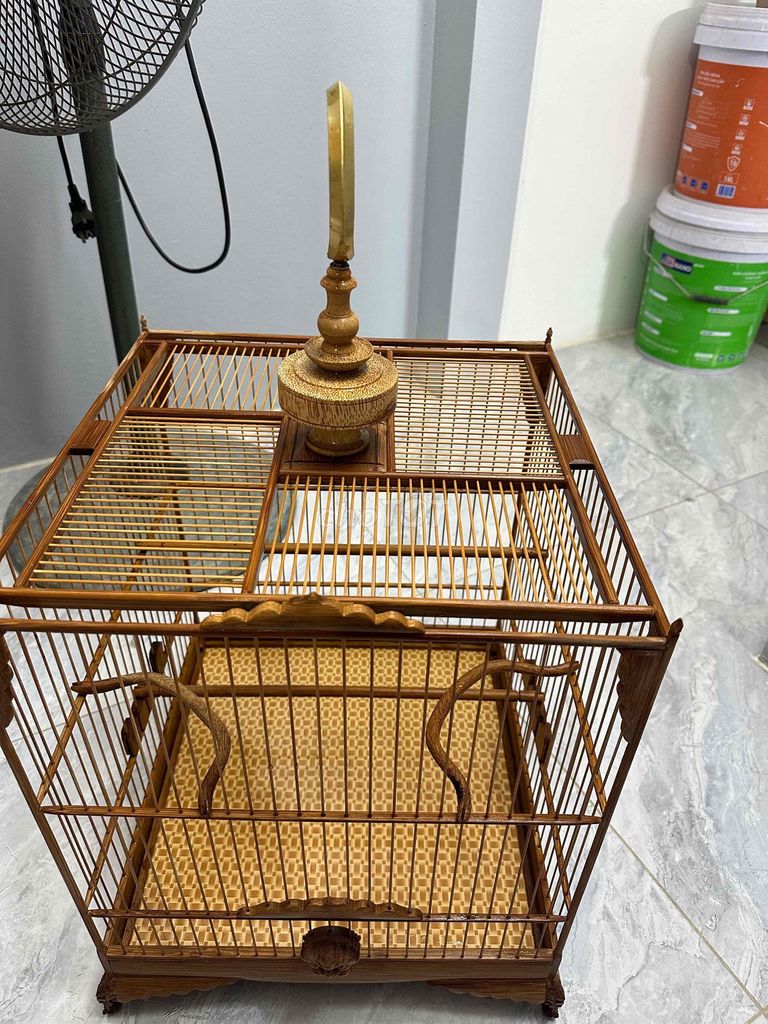 Lồng chim tre gỗ size 34 mới. Mua bán Phụ kiện, Thức ăn, Dịch vụ tại Quận Nam Từ Liêm Hà Nội được đăng bởi Trung hình 1