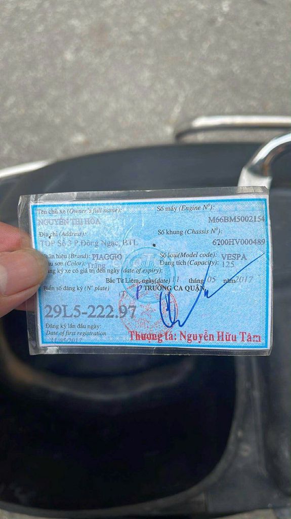 Vespa LX iget 2017  cực đẹp. Mua bán Xe máy tại Quận Hoàng Mai Hà Nội được đăng bởi Trường Giang Phạm hình 10