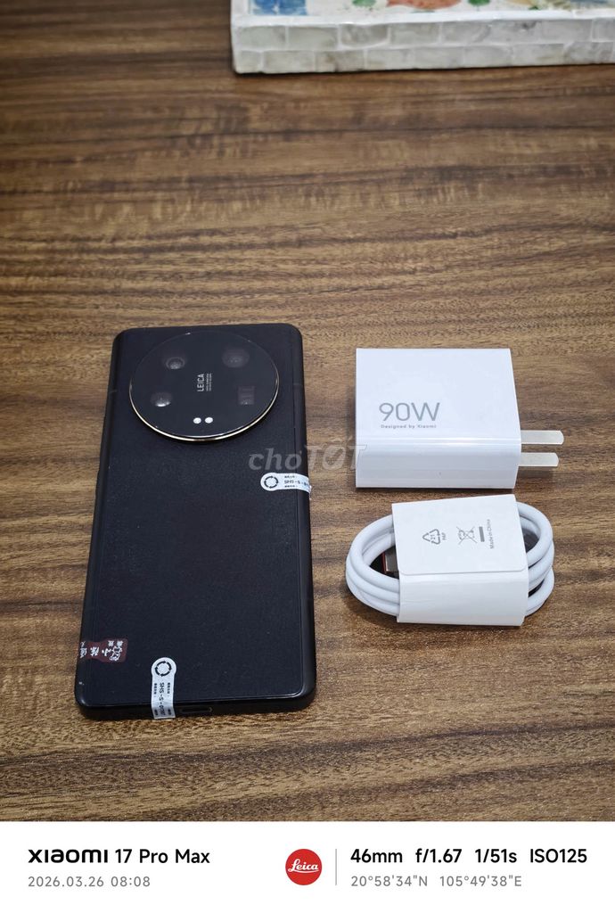 Xiaomi Mi 13 Ultra 12/256 đen sạc 90w có ship COD. Mua bán Điện thoại tại Quận Hoàng Mai Hà Nội được đăng bởi Trần Ngọc Hiếu hình 1