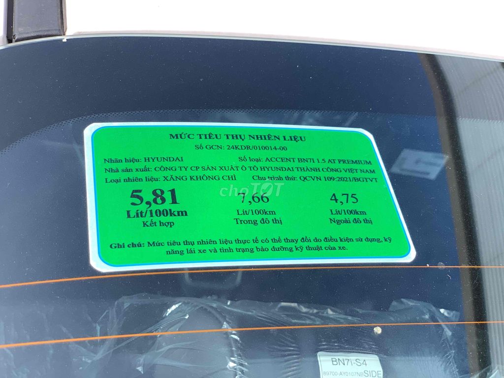 Hyundai Accent 2024 Cao cấp 1.5 AT - 3000 km. Mua bán Ô tô tại Huyện Long Hồ Vĩnh Long được đăng bởi Hyundai Vĩnh Long  hình 5