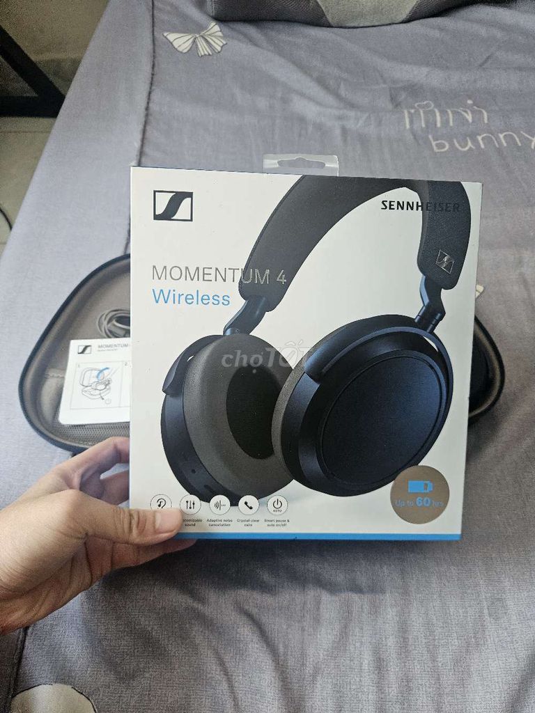 Tai nghe Sennheiser Momentum 4 Xanh. Mua bán Tivi, Âm thanh tại Quận Bình Thạnh Tp Hồ Chí Minh được đăng bởi Ngô Viết Bảo hình 1
