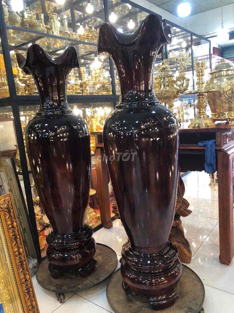 Lộc bình Gỗ 1m80 500kg. Mua bán Đồ sưu tầm, đồ cổ tại Thành phố Thủ Đức Tp Hồ Chí Minh được đăng bởi Tống xuân dũng hình 1