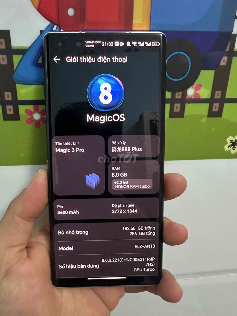 Honor magic 3 pro hiếm zin 99% muốn gl s. Mua bán Điện thoại tại Huyện Gò Dầu Tây Ninh được đăng bởi Anh Hiếu hình 1