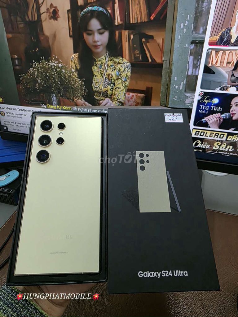 Samsung S24 Ultra 5G 512GB Vàng SSVN 2 SIM FULBOX💥. Mua bán Điện thoại tại Quận Đống Đa Hà Nội được đăng bởi HƯNG PHÁT Mobile hình 1