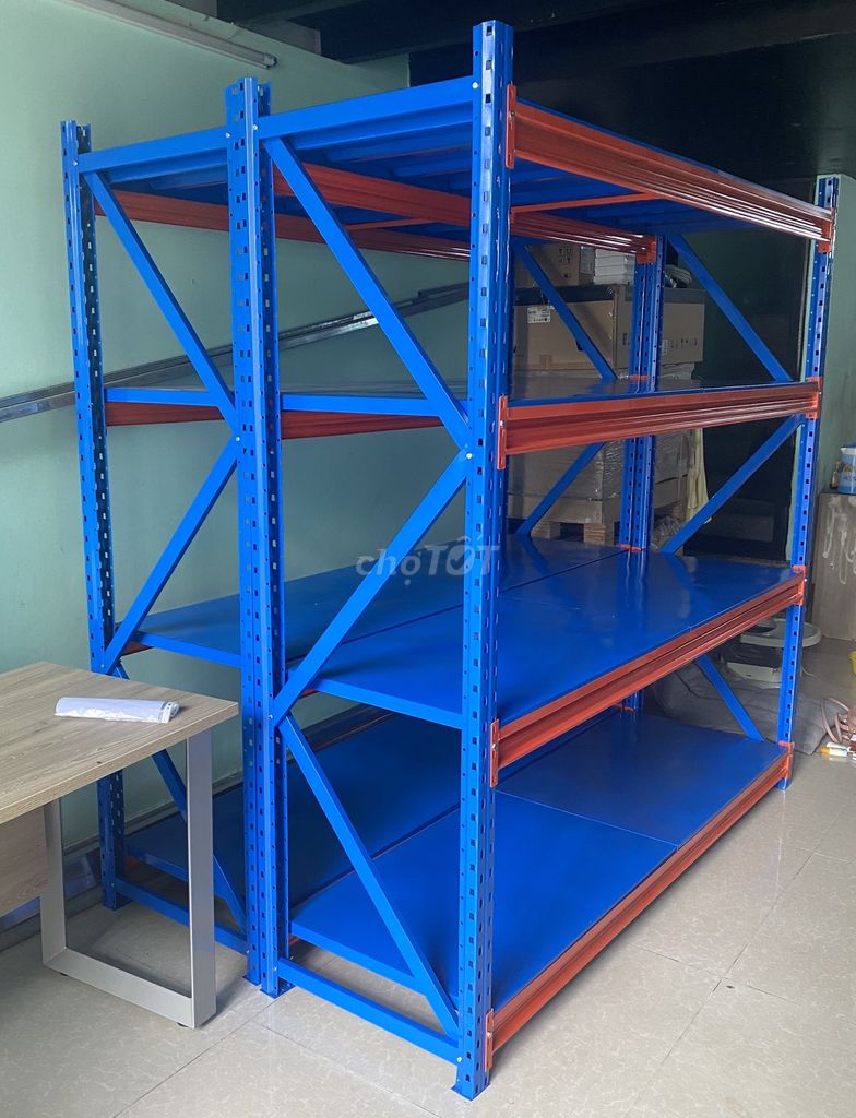 Kệ Cao 2m, Sâu 60, Dài 2m_phủ bì, 4 Mâm 3 Khoang. Mua bán Tủ, kệ gia đình tại Thành phố Thuận An Bình Dương được đăng bởi kệ sắt giá rẻ hình 1