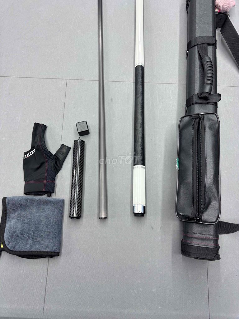 Cơ bida Fury CA01 Carbon Đen trắng. Mua bán Đồ thể thao, Dã ngoại tại Quận Thanh Xuân Hà Nội được đăng bởi Danh NC hình 1