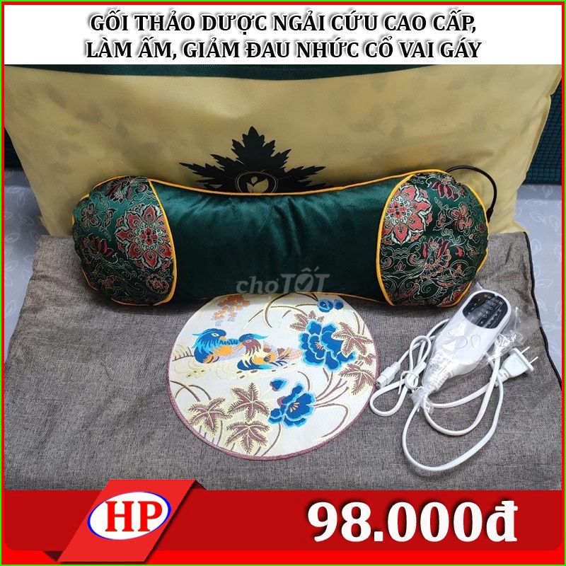 Gối thảo dược Ngải cứu Xanh lá. Mua bán Giường, chăn ga gối nệm tại Quận Ninh Kiều Cần Thơ được đăng bởi PHƯỚC HIỆP hình 1