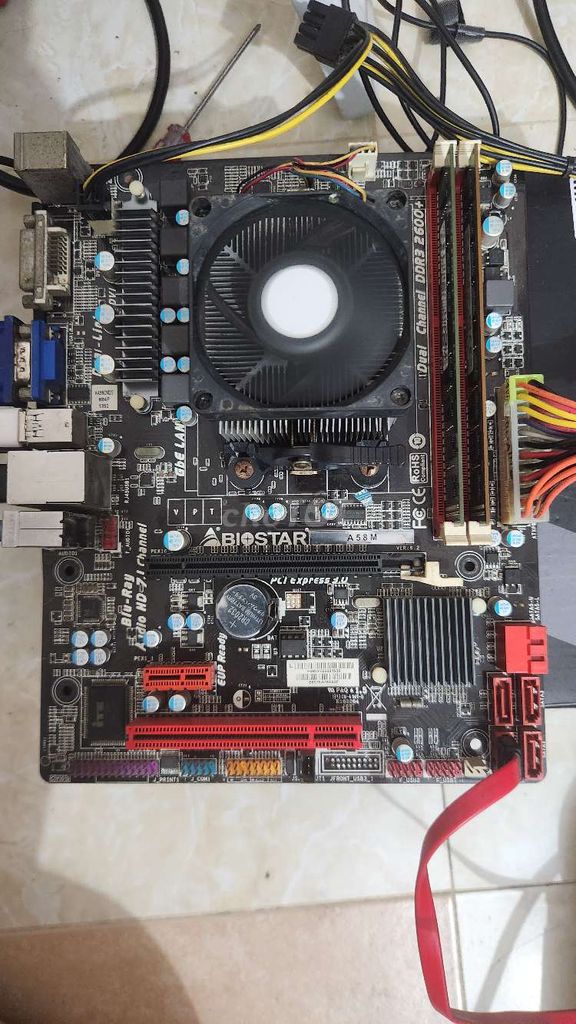 Combo Main A58 + Chip A4 4020 (có iGPU) + 8Gb Ram