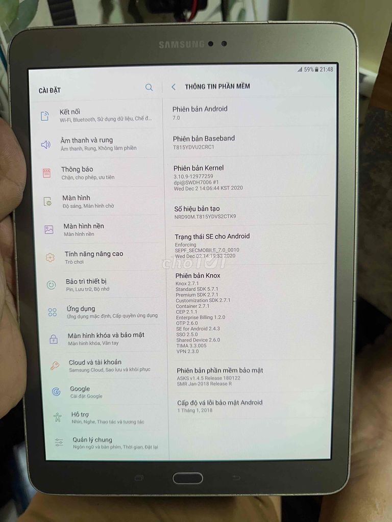 Samsung Tab S2 , màn amoled đẹp , bán giá xác. Mua bán Máy tính bảng tại Quận Phú Nhuận Tp Hồ Chí Minh được đăng bởi Tấn hình 1