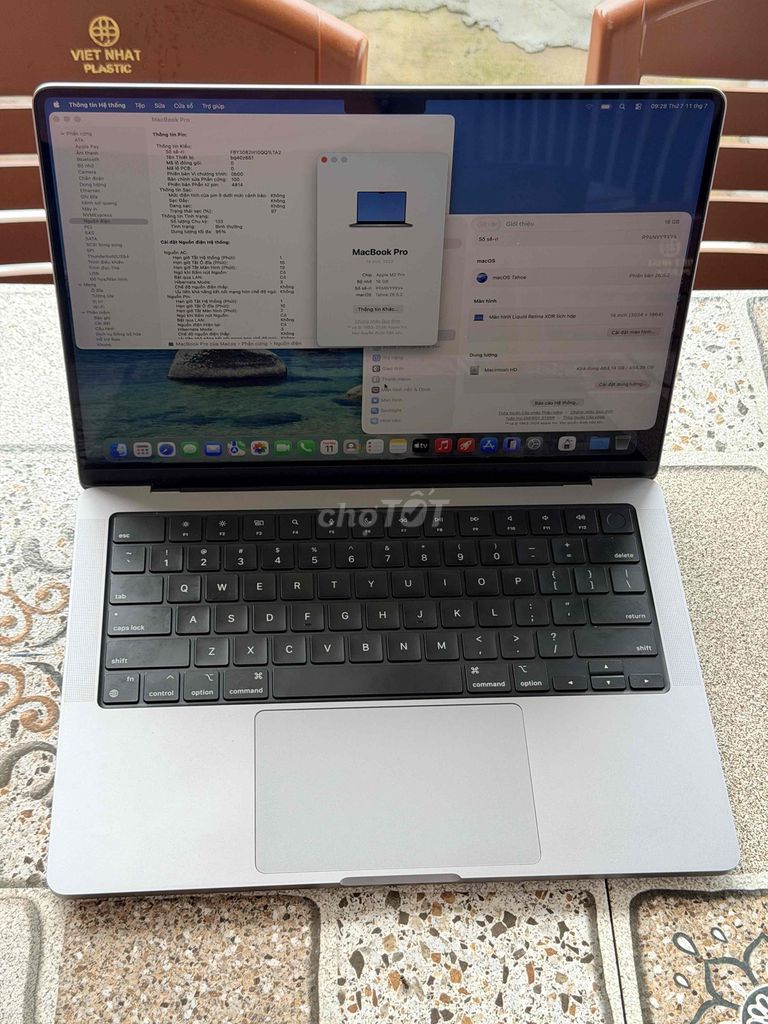 Apple Macbook Pro M2 14 inch 16GB/512GB Xám US. Mua bán Laptop tại Quận Ba Đình Hà Nội được đăng bởi Nguyen  hình 1