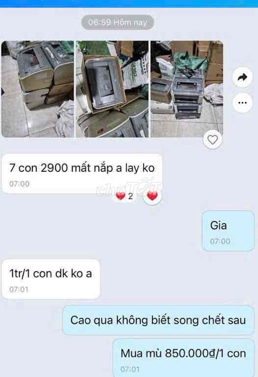 Máy photocopy Canon 2900 Trắng, Xám. Mua bán Đồ dùng văn phòng tại Quận 12 Tp Hồ Chí Minh được đăng bởi thu mua may in hình 1