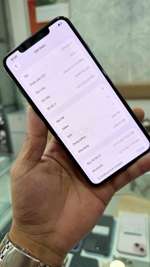 Apple iPhone 11 Pro Max 256GB Xám Đã qua sử dụng. Mua bán Điện thoại tại Quận Bình Thạnh Tp Hồ Chí Minh được đăng bởi Phan Luận hình 1