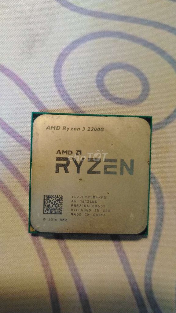 AMD Ryzen 3 2200g . Mua bán Linh kiện (RAM, Card...) tại Thành phố Qui Nhơn Bình Định được đăng bởi Phúc Huỳnh hình 1