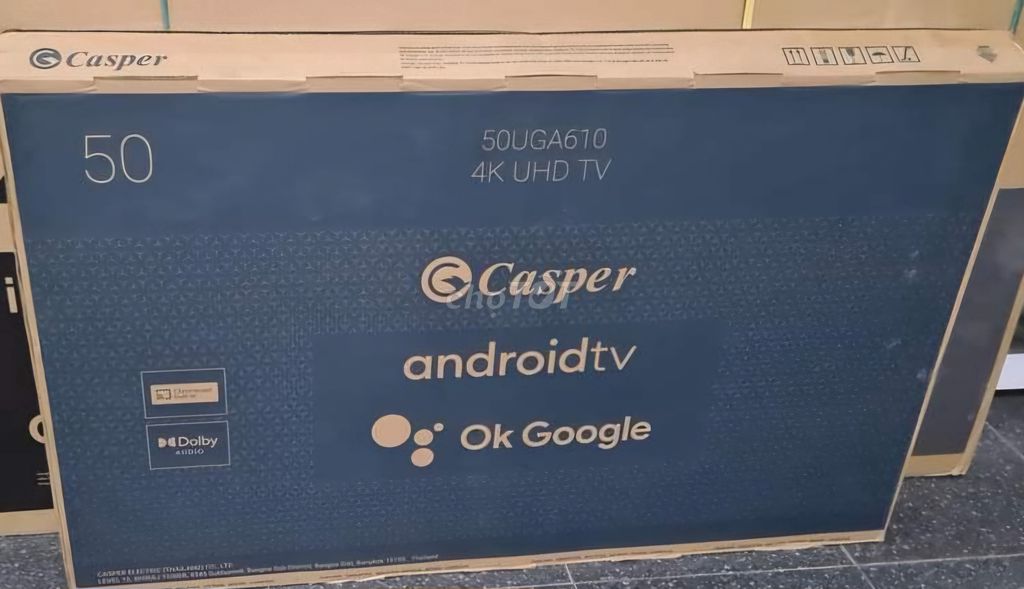 TV Casper 50UGA610 50in 4K Google TV Bảo Hành 2025