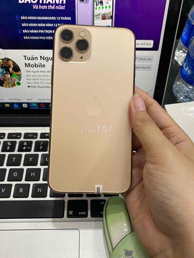 IPhone 11Pro 256G Gold LLA - Pin 97% giá rẻ. Mua bán Điện thoại tại Quận 3 Tp Hồ Chí Minh được đăng bởi Tuấn Nguyễn hình 1