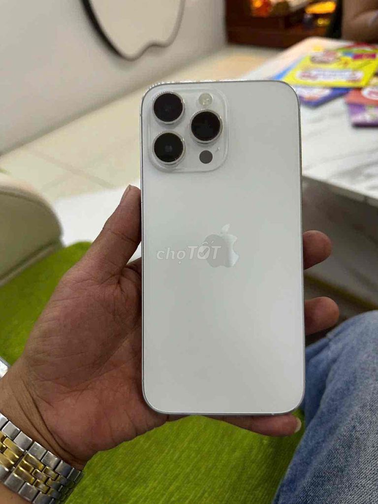 Apple iPhone 14 Pro Max 128GB Trắng GL. Mua bán Điện thoại tại Thành phố Thủ Dầu Một Bình Dương được đăng bởi Đt củ giá rẻ phú chánh tdm hình 1