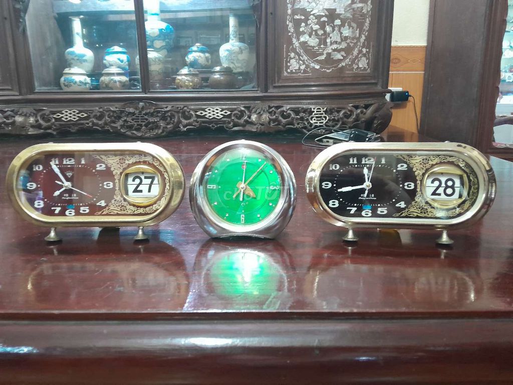 3 cái đồng hồ. Mua bán Đồ sưu tầm, đồ cổ tại Huyện Lâm Thao Phú Thọ được đăng bởi Đồ xưa cũ hình 1