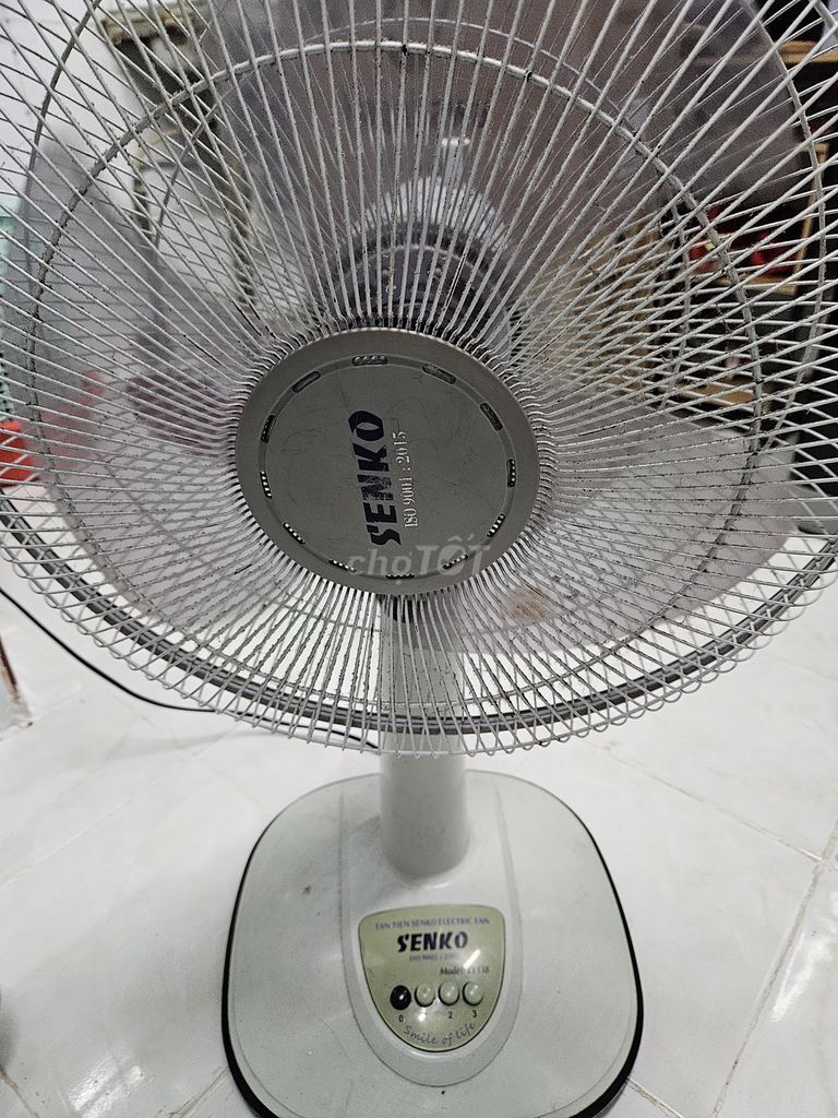 Quạt điện Senko 41338 Trắng đã sử dụng. Mua bán Quạt tại Quận 12 Tp Hồ Chí Minh được đăng bởi Son mai hình 1